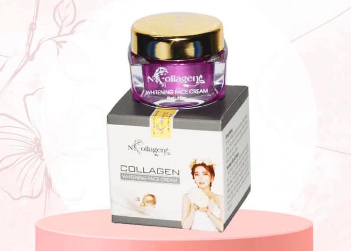 Collagen Whitening Face Cream đã có mặt trên các trang sàn thương mại điện tử