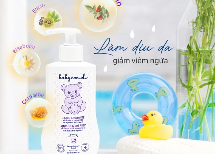 Kem dưỡng ẩm Babycoccole có khả năng dưỡng ẩm cho da