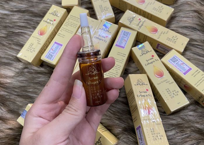 Serum Collagen X3 mỏng nhẹ nhanh thẩm thấu vào da