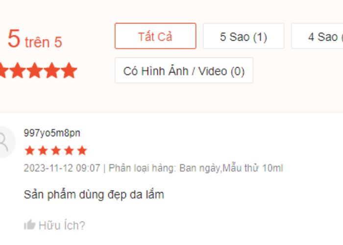 Kem dưỡng da Lamercy nhận được nhiều đánh giá tốt từ người sử dụng thực tế
