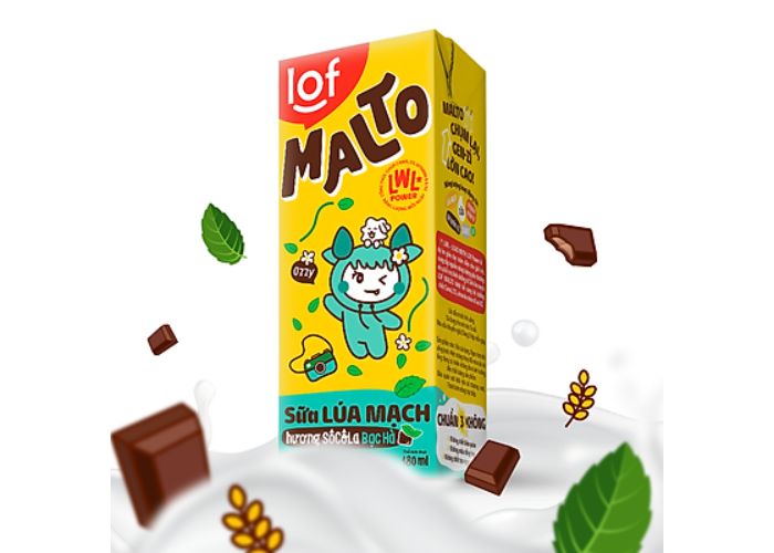 Sữa Lof Malto có bảng thành phần có lợi cho sức khỏe