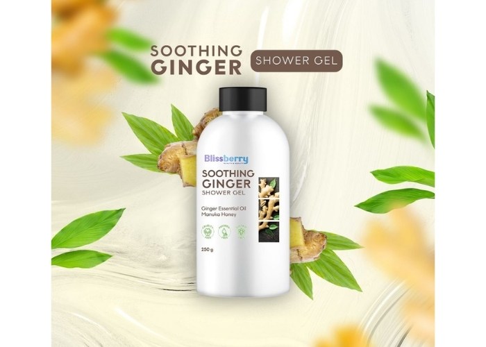 Sữa tắm trị thâm mông thảo mộc dịu nhẹ Blissberry Gừng