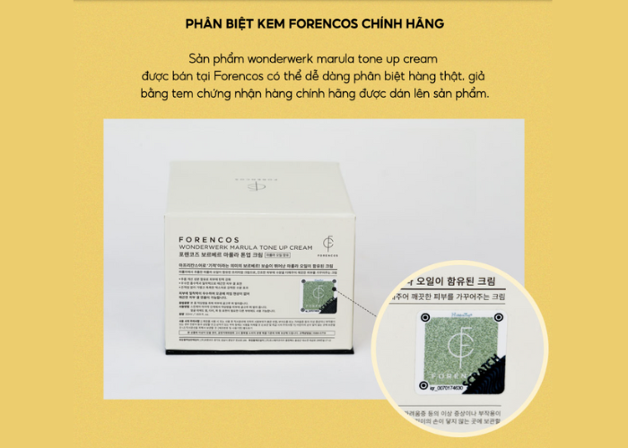 Lưu ý: Để tránh mua phải hàng giả, bạn nên tìm mua sản phẩm của thương hiệu Forencos tại các địa chỉ bán hàng uy tín.