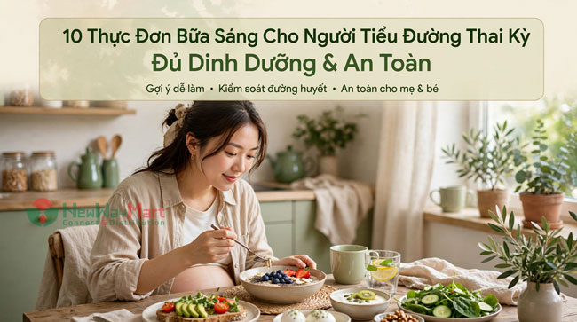 10 Thực Đơn Bữa Sáng Cho Người Tiểu Đường Thai Kỳ Đủ Dinh Dưỡng & An Toàn
