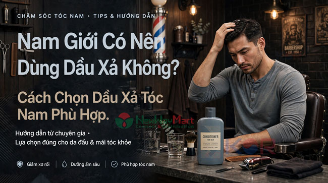 Nam Giới Có Nên Dùng Dầu Xả Không? Cách Chọn Dầu Xả Tóc Nam Phù Hợp