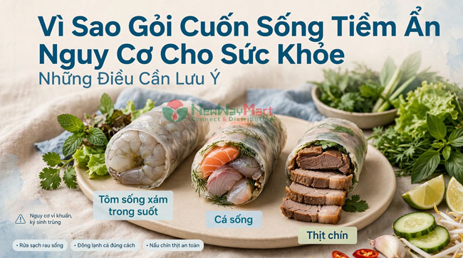 Vì Sao Gỏi Cuốn Tiềm Ẩn Nguy Cơ Cho Sức Khỏe? Những Điều Cần Lưu Ý