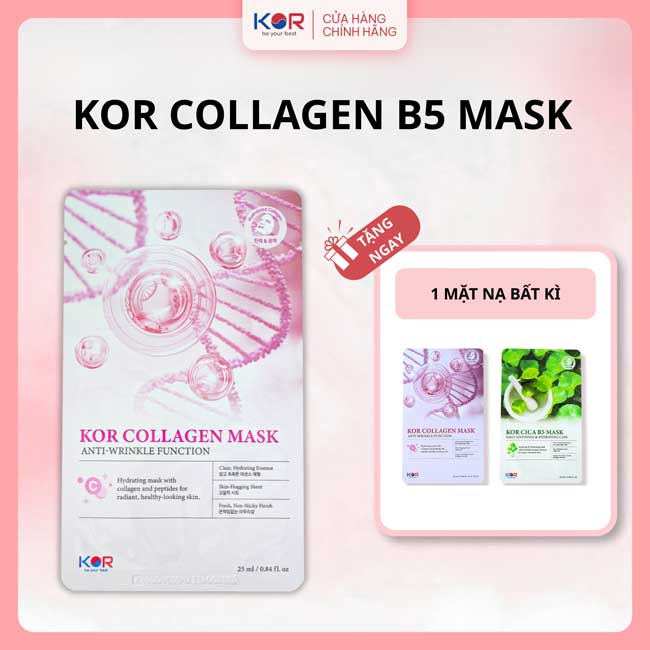 Bộ Mặt Nạ Căng Bóng ( KOR Collagen Mask )