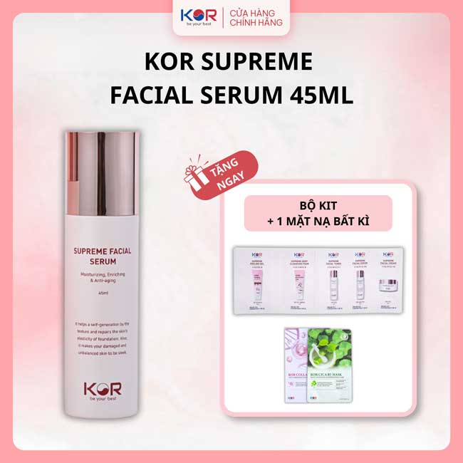 Serum cấp ẩm KOR Tặng Bộ Kit + Mặt nạ