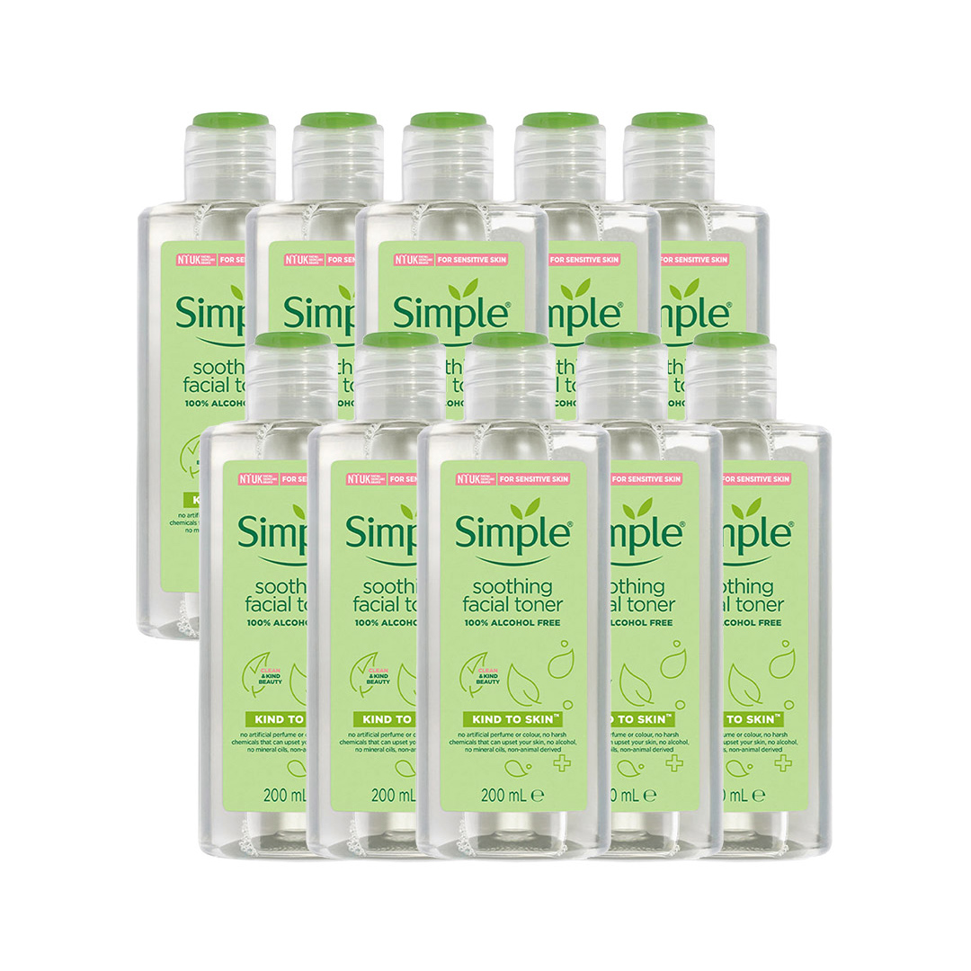 Nước Cân Bằng Simple Làm Dịu Da & Cấp Ẩm 200ml