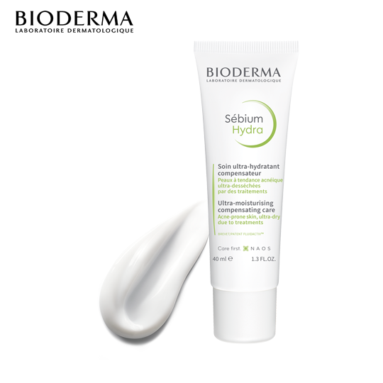 Kem Dưỡng Ẩm Bioderma Giảm Khô Căng, Bong Tróc Da Mụn 40ml