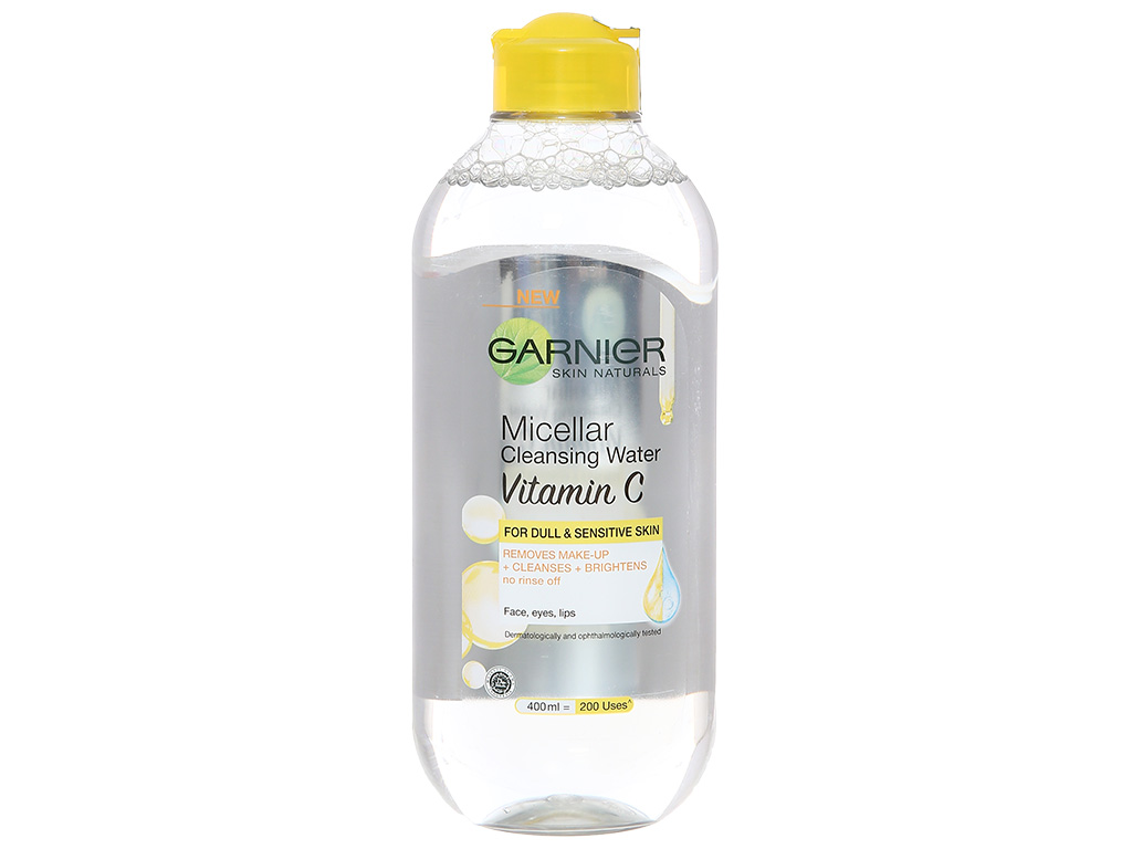 Nước Tẩy Trang Garnier Vitamin C Làm Sáng Da 400ml