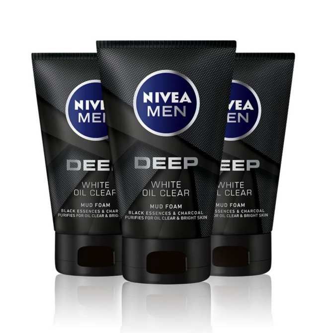 Sữa Rửa Mặt Nivea Deep White Oil Clear