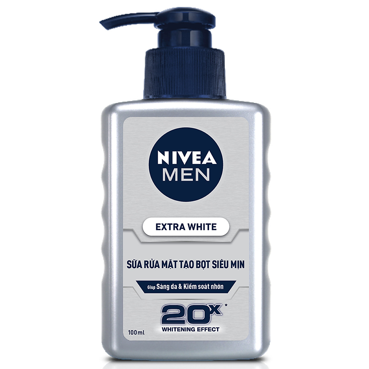 Sữa Rửa Mặt Tạo Bọt Nivea Extra White 100ml