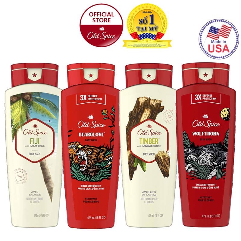 Sữa Tắm Dành Cho Nam Old Spice Body Wash 473ml