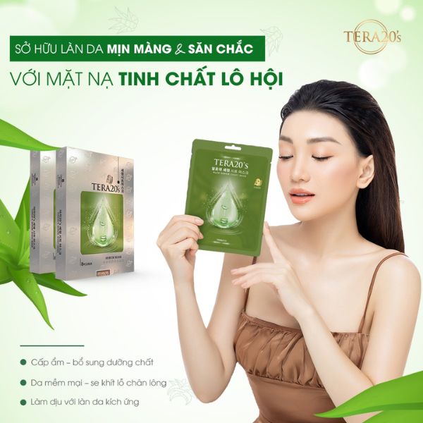 Mặt nạ tinh chất Lô hội TERA20’s: 