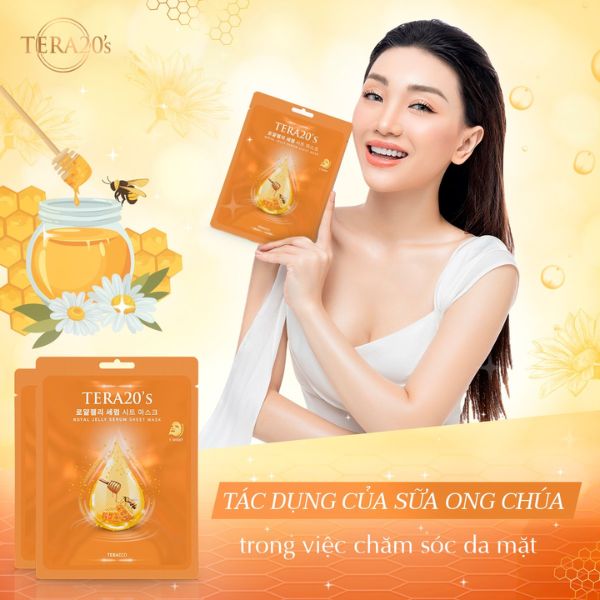 Mặt Nạ Tinh Chất Sữa Ong Chúa TERA20’s: Thần dược cho làn da?