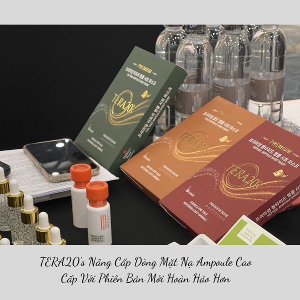TERA20's Nâng Cấp Dòng Mặt Nạ Ampoule Cao Cấp Với Phiên Bản Mới Hoàn Hảo Hơn