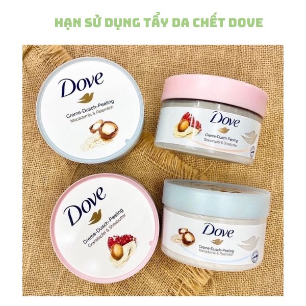 Cách xem hạn sử dụng tẩy da chết Dove nhanh và chuẩn