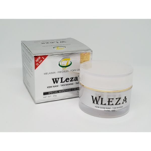 Kem dưỡng trắng da Wleza có tốt không? Có phải kem trộn không?