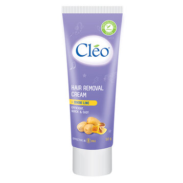 Kem Tẩy Lông  CLEO Hair Removal Cream - Bikini Line Viền Bikini Từ Khoai Tây & Mật Ong 50g