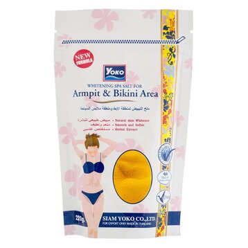 Muối Spa Sáng Da Vết Thâm Nách & Bikini YOKO 220g/24