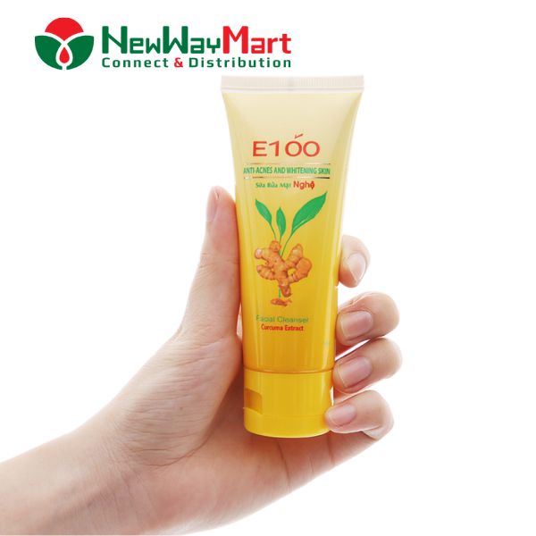 Giải đáp: Sữa rửa mặt nghệ E100 có ăn nắng không? Có tốt không?