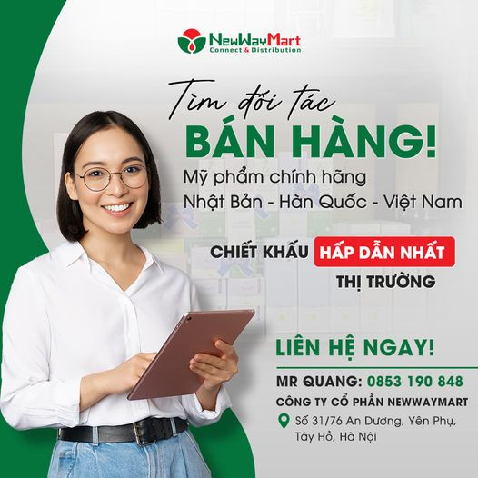 NEWWAYMART TÌM ĐỐI TÁC BÁN HÀNG - ĐỒNG HÀNH CÙNG PHÁT TRIỂN