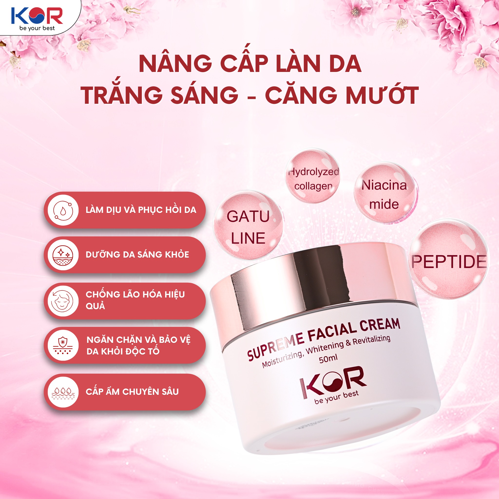 Kem dưỡng trắng da Hàn Quốc
