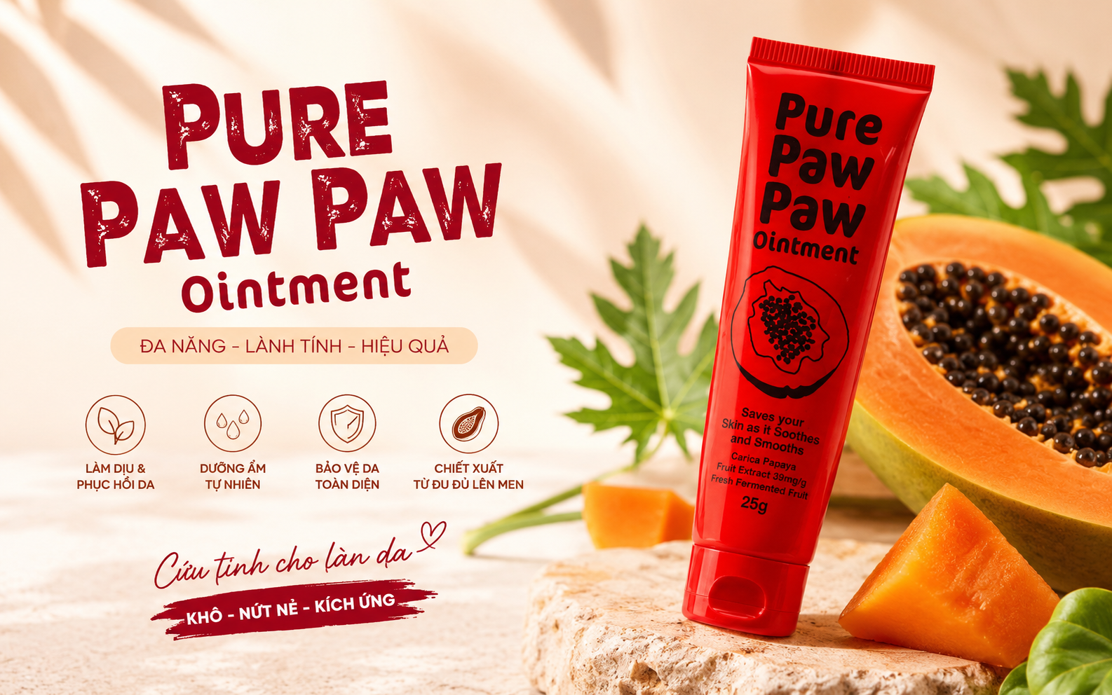 Kem Dưỡng Pure Paw Paw Ointment Có Tốt Không ? Review Chi Tiết