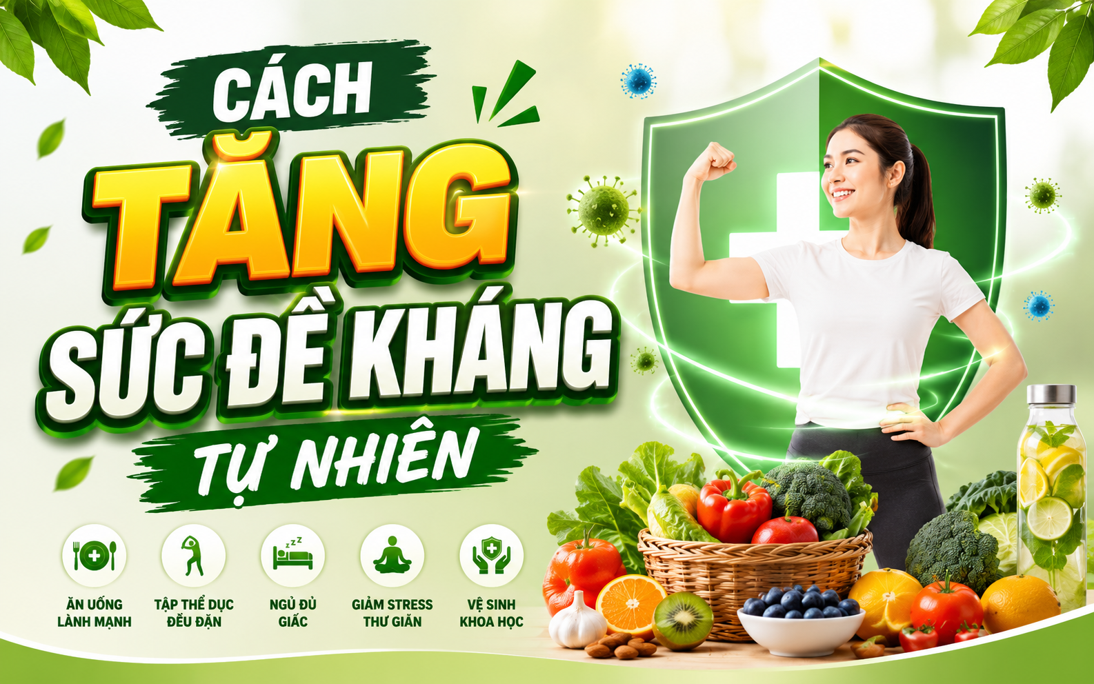 Cách Tăng Sức Đề Kháng Tự Nhiên: Bí Quyết Giúp Cơ Thể Khỏe Mạnh