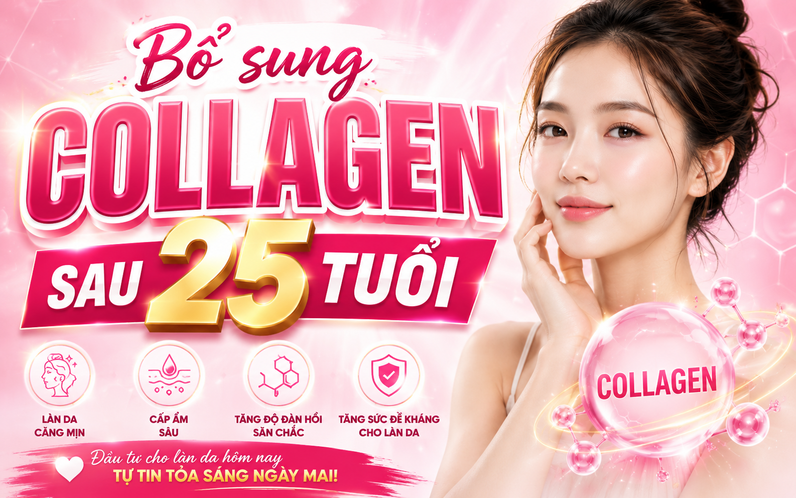 Bổ Sung Collagen Sau 25 Tuổi Có Thực Sự Cần Thiết?