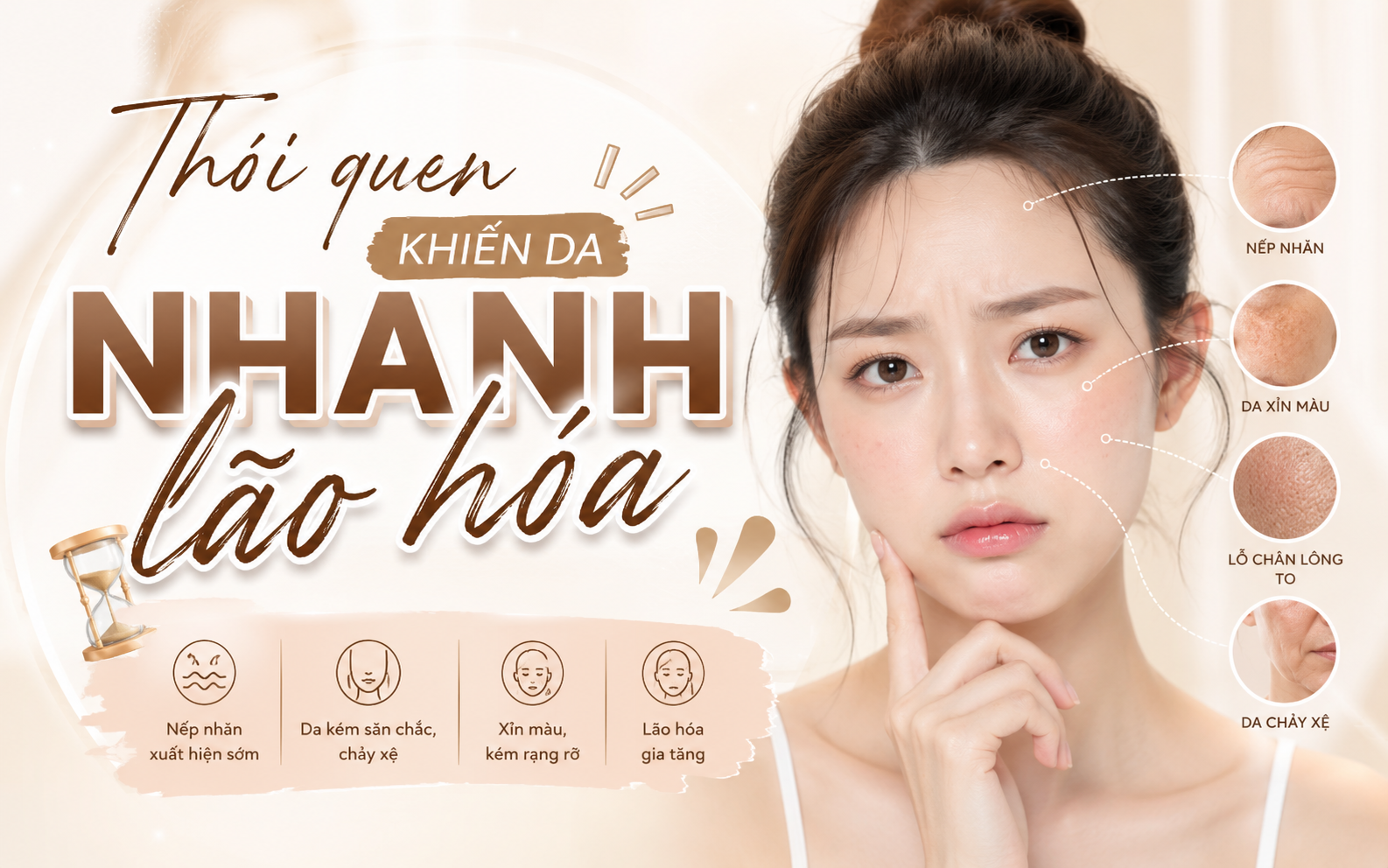 Những Thói Quen Khiến Da Nhanh Lão Hóa Bạn Cần Tránh