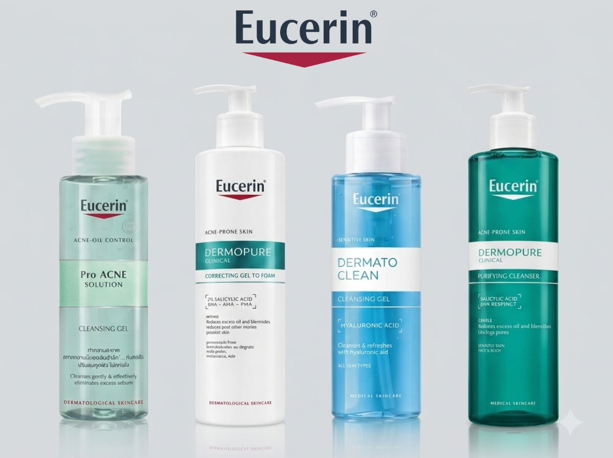 Gel Rửa Mặt Eucerin: Review Chi Tiết Và Cách Chọn Đúng Dòng