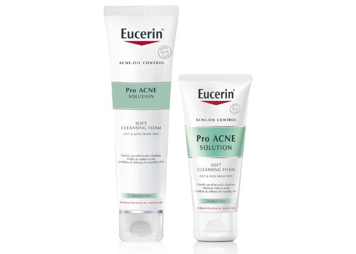 Sữa rửa mặt eucerin có dùng được cho bà bầu?