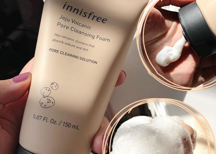 Review Sữa rửa mặt Innisfree tro núi lửa có đáng để sử dụng?