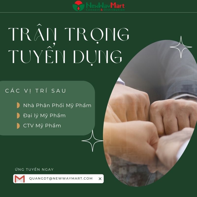 TUYỂN CỘNG TÁC VIÊN BÁN MỸ PHẨM NHẬT BẢN HÀN QUỐC ONLINE