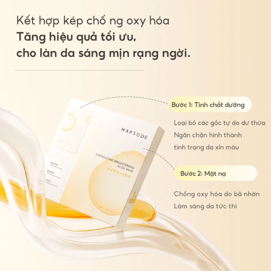 Bộ 5 Mặt Nạ Hapsode: Mặt Nạ Đa Tác Dụng, Sáng Da – Kiềm Dầu – Dưỡng Ẩm Vượt Trội
