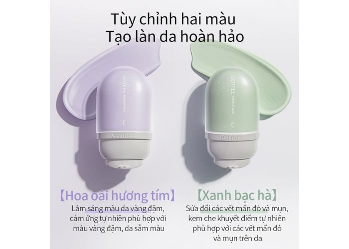 Kem lót 3 trong 1 OSITREE Color Correcting MakeUp Base Hiệu Chỉnh Màu Da Tự Nhiên