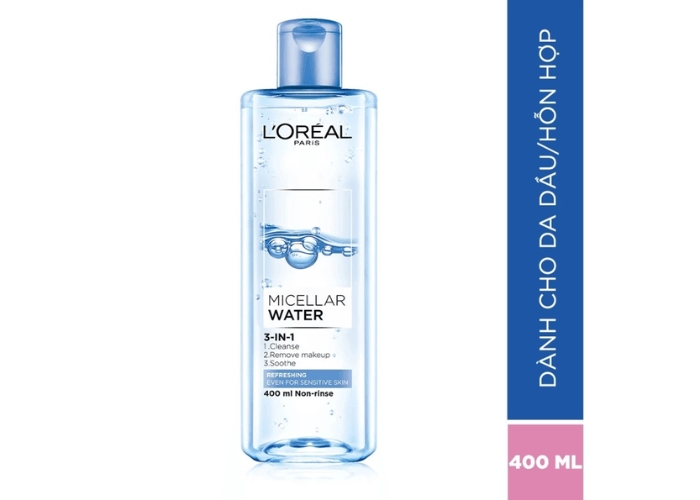 Review nước tẩy trang L'oreal xanh có tốt không? Bầu dùng được không?