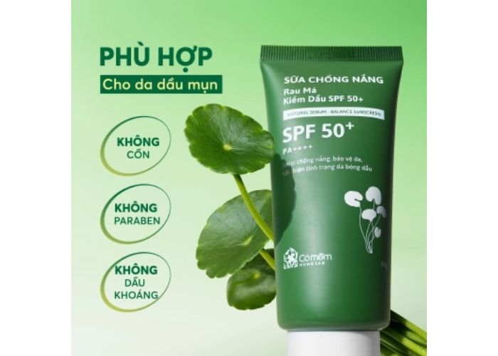Sữa Chống Nắng Rau Má Cỏ Mềm Có Tốt Không ? Công Dụng & Cách Dùng