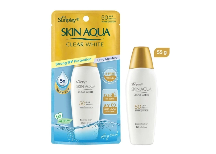 Review sữa chống nắng Sunplay Skin Aqua có dưỡng da trắng mịn không?
