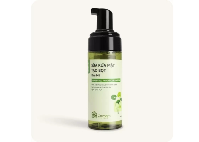 Sữa rửa mặt rau má cỏ mềm có tạo bọt, ngừa mụn, sạch thoáng không?