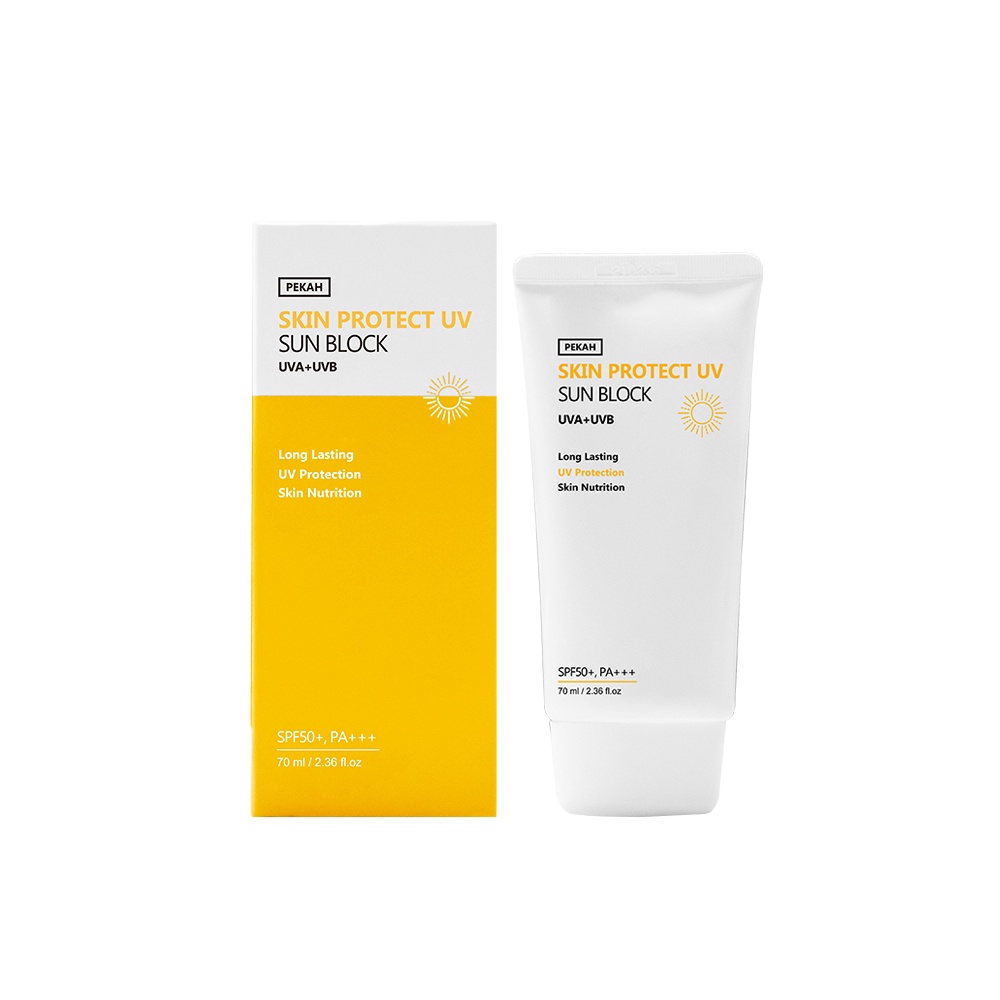 Kem Chống Nắng Vật Lý Nâng Tone , Bảo Vệ Da PEKAH - PEKAH PROTECT UV SUN BLOCK 70ml