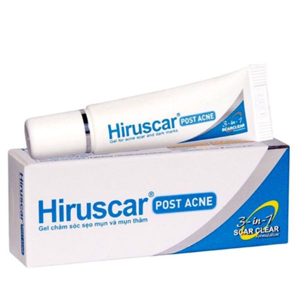 Review kem trị mụn Hiruscar có tốt không? chi tiết nhất