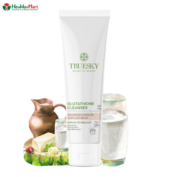 Review sữa rửa mặt Truesky có tốt không? Có trị mụn không?
