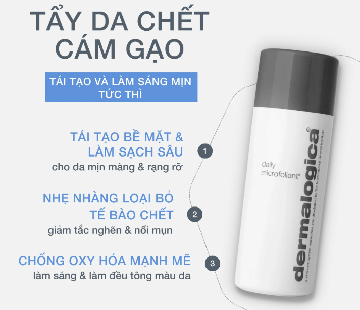 Review tẩy da chết Dermalogica có tốt không? Giá bao nhiêu?