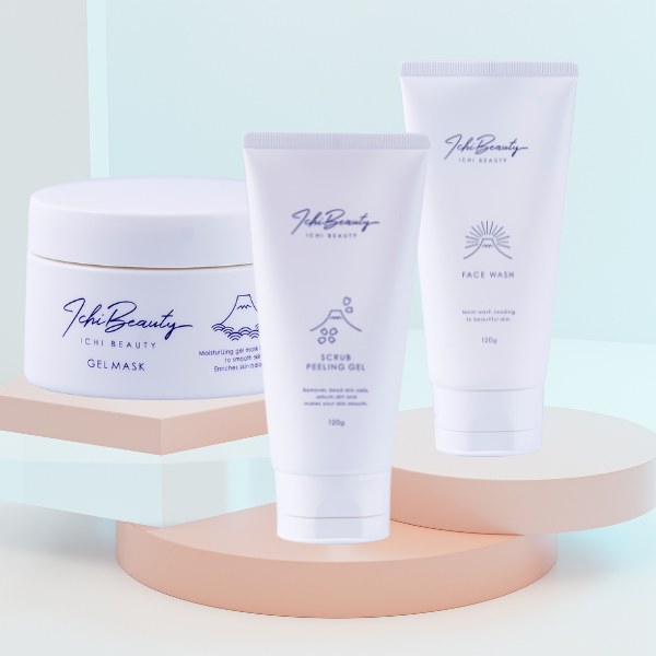 Combo Sữa Rửa Mặt - Tẩy Tế Bào Chết - Gel Dưỡng Ẩm Ichi Beauty Mang Đến Làn Da Hoàn Hảo