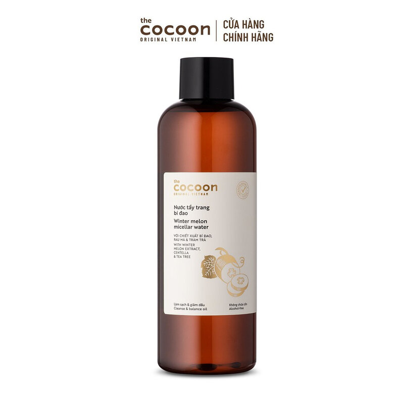 Bộ Đôi Cocoon Nước Tẩy Trang + Gel Rửa Mặt Chiết Xuất Bí Đao