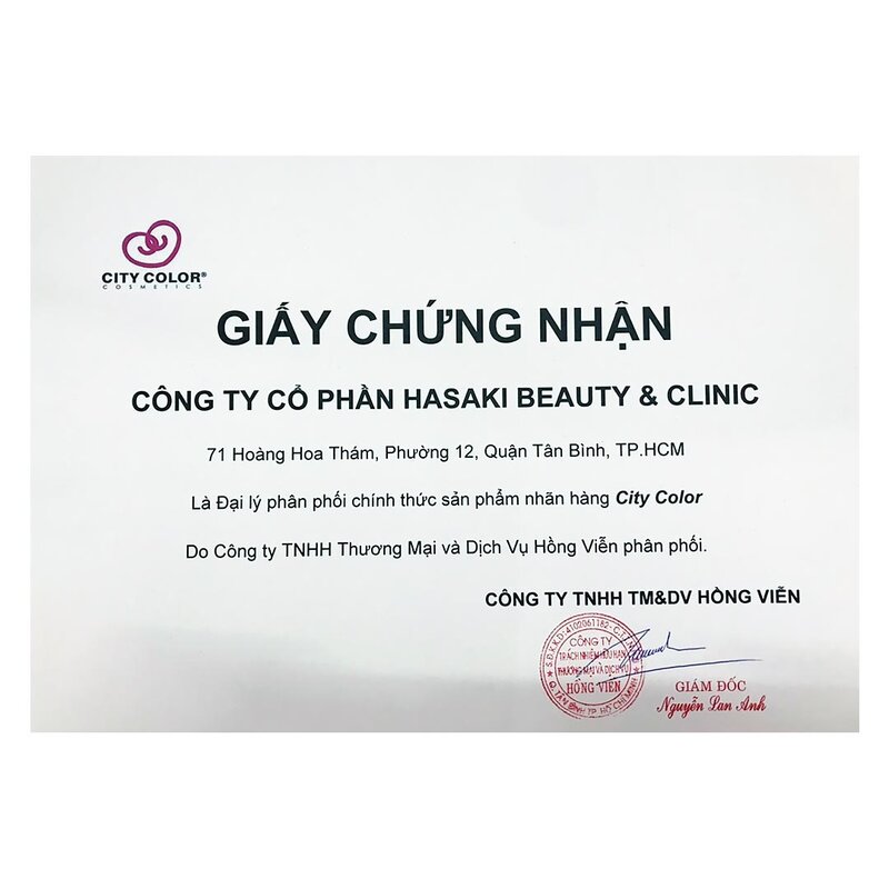 Bảng Tạo Khối Và Che Khuyết Điểm City Color 7 Ô