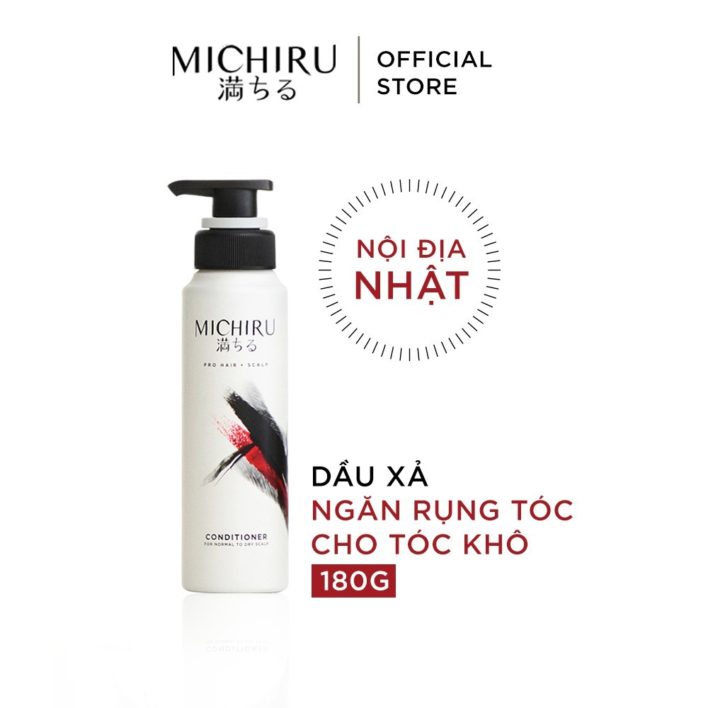 Dầu Xả Michiru Ngăn Gãy Rụng & Làm Dày Tóc 180g